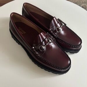G.H. Bass & Co. Men's Deep Burgundy Slip-Ons